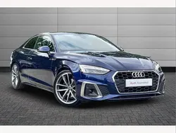 Blue Used 2022 Audi A5 S-Line Coupe | £25,595 (Good price)