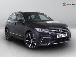 Black Used 2021 VW Tiguan R-line SUV | £22,475 (Fair price)