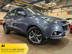 Blue Used 2014 Hyundai ix35 SE SUV | £5,989 (Fair price)