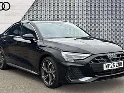 Black New 2025 Audi A3 S-Line Sedan | £30,990 (Super price)