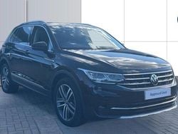 Black Used 2021 VW Tiguan Elegance SUV | £24,825 (Fair price)