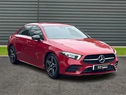 Red Used 2022 Mercedes A180 Executive Sedan | £21,794 (Fair price)
