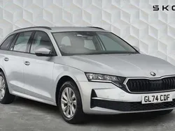Brilliant silver metallic Used 2024 Skoda Octavia SE Technology Estate | £21,550 (Fair price)