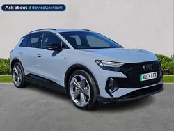 Grey Used 2025 Audi Q4 e-tron Black Edition SUV | £40,776 (A bit pricey)