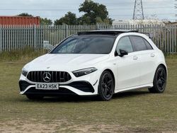 White Used 2023 Mercedes A35 AMG Premium Plus Hatchback | £33,990 (A bit pricey)