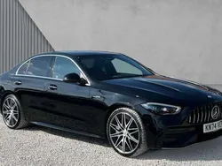 Black Used 2024 Mercedes C43 AMG Premium Plus Sedan | £52,409 (A bit pricey)
