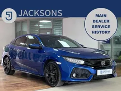 Blue Used 2018 Honda Civic Sport Hatchback | £17,575 (A bit pricey)