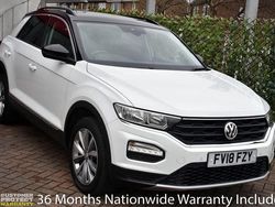 White Used 2018 VW T-Roc Design SUV | £14,990 (Fair price)