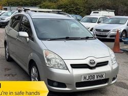 Silver Used 2008 Toyota Corolla Verso MPV | £2,989 (Fair price)