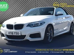 White Used 2018 BMW 218 M Sport Cabriolet | £13,895 (A bit pricey)
