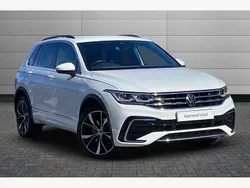Pure white Used 2023 VW Tiguan R-line SUV | £29,550 (Fair price)