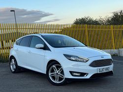 White Used 2017 Ford Focus Titanium Hatchback | £5,990 (Fair price)