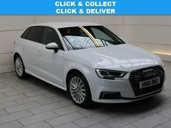 White Used 2018 Audi A3 Sportback e-tron Advanced Sedan | £11,500