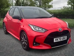 Orange Used 2020 Toyota Yaris Hybrid Edition-S Hatchback | £17,485 (A bit pricey)