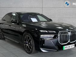Black sapphire Used 2024 BMW i7 M Sport Sedan | £62,535 (Fair price)