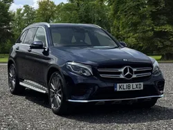 Blue Used 2018 Mercedes GLC250 AMG Line Premium Estate | £19,195 (Good price)