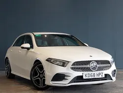 White Used 2019 Mercedes A200 AMG line Hatchback | £15,498 (Fair price)