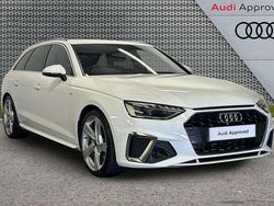 White Used 2023 Audi A4 S-Line Estate | £23,993 (Fair price)