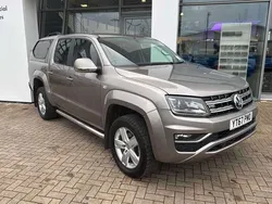 Beige Used 2017 VW Amarok Highline Pickup | £21,456 (Expensive)
