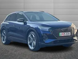 Blue New 2025 Audi Q4 e-tron Black Edition SUV | £40,495 (Fair price)
