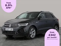 Black Used 2023 VW T-Roc R-line SUV | £24,955 (Fair price)