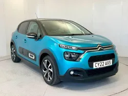 Blue Used 2022 Citroën C3 PureTech Hatchback | £12,995 (Fair price)