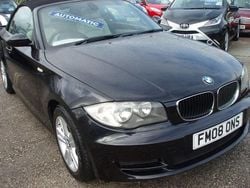 Black Used 2008 BMW 120 Cabriolet Sport Line Cabriolet | £4,495 (Fair price)