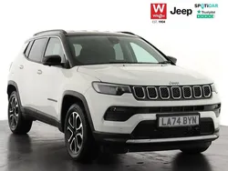 White/black New 2024 Jeep Compass Limited SUV | £24,995 (Super price)