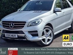 Used 2015 Mercedes ML250 AMG line SUV | £13,995 (Fair price)