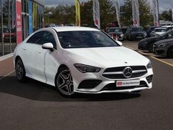 White Used 2019 Mercedes CLA220 AMG line Sedan | £19,498 (Fair price)