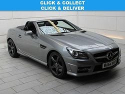 Silver Used 2014 Mercedes SLK200 AMG Cabriolet | £9,750 (Fair price)