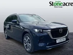 Blue New 2025 Mazda CX-80 Takumi-Line SUV | £48,490 (Super price)