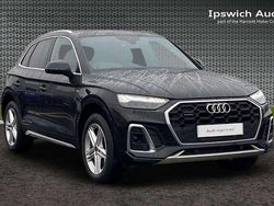 Black Used 2022 Audi Q5 S-Line SUV | £25,401 (Fair price)
