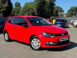 Red Used 2014 VW Polo S Hatchback | £3,685 (Fair price)