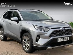 Silver Used 2020 Toyota RAV4 Hybrid SUV | £25,553 (Fair price)