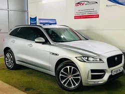 Silver Used 2018 Jaguar F-Pace R-Sport SUV | £13,500 (Fair price)