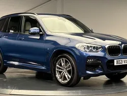Blue Used 2021 BMW X3 M Sport SUV | £30,000 (Good price)