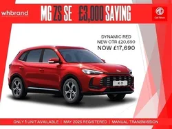 Dynamic red New 2025 MG ZS SE Sedan | £17,690 (Fair price)