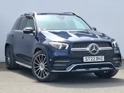 Blue Used 2022 Mercedes GLE400 AMG line SUV | £44,498 (Good price)