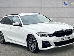 Alpine white Used 2021 BMW 320 M Sport Estate | £23,689 (Fair price)