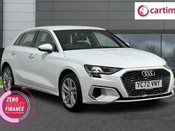White Used 2022 Audi A3 Sportback e-tron Sport Sedan | £20,850 (Good price)