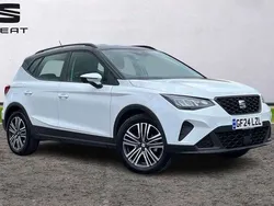White Used 2024 Seat Arona SE Technology SUV | £17,495 (A bit pricey)