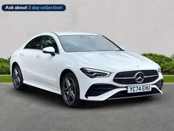 White Used 2024 Mercedes CLA250e Executive Sedan | £28,299 (Fair price)