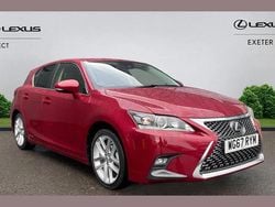 Red Used 2017 Lexus CT200h Luxury Line Hatchback | £12,490 (Fair price)
