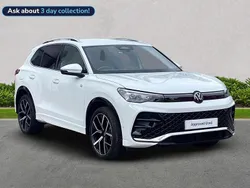 White Used 2025 VW Tiguan R-line SUV | £36,187 (Expensive)