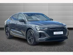Grey Used 2024 Audi Q8 e-tron Black Edition SUV | £57,950 (Expensive)