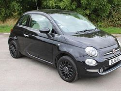 Black Used 2016 Fiat 500 Lounge Hatchback | £4,895 (Fair price)