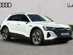 White Used 2024 Audi Q8 e-tron Sport SUV | £39,700 (Good price)