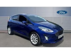Blue Used 2017 Ford Fiesta Titanium Hatchback | £7,704 (Fair price)