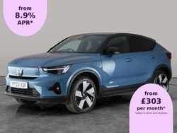 Blue Used 2022 Volvo C40 Pro SUV | £22,344 (Fair price)
